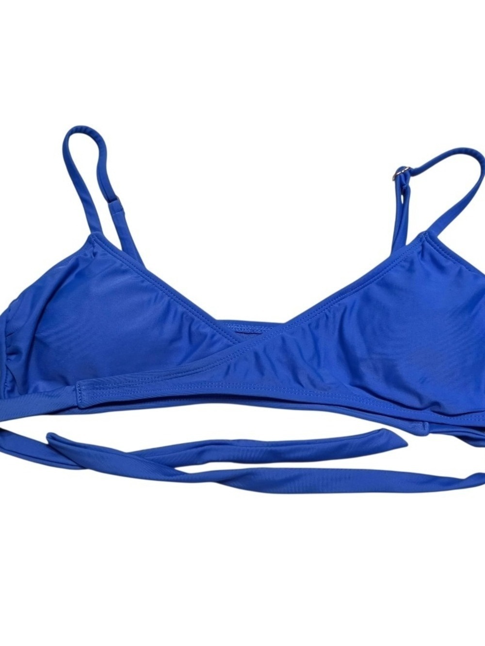 Xhilaration Blue Bikini Top Size Medium